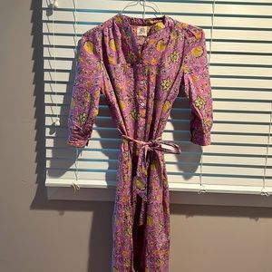 dRA lavender size small blouse dress